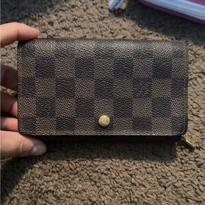 Louis Vuitton Damier Ebene Tresor wallet